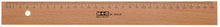 M+R Wooden Ruler 30cm