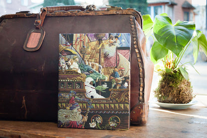 Paperblanks Maiden Voyage Grande Hardback Journal – Plain, 128 Pages – design detail