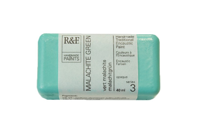 R&F Encaustic Paint 40ml – Malachite Green