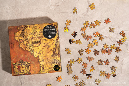 Paperblanks Map of Middle-earth Puzzle 1000-Piece Jigsaw Puzzle – design detail