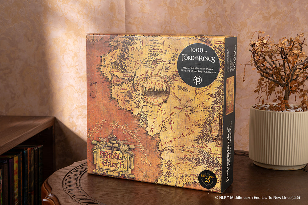 Paperblanks Map of Middle-earth Puzzle 1000-Piece Jigsaw Puzzle – design detail