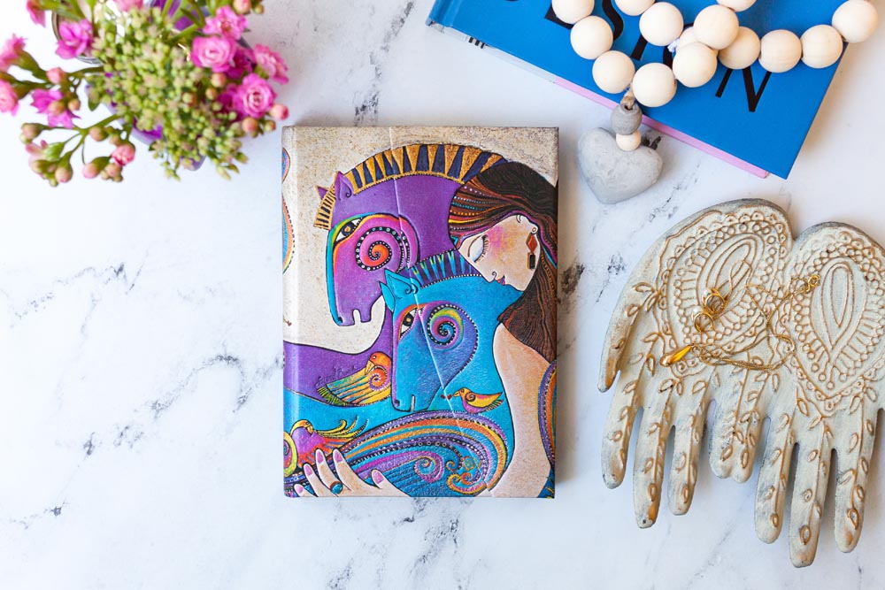 Paperblanks Maria and Mares Mini Hardback Journal – Lined, 176 Pages – design detail