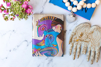 Paperblanks Maria and Mares Mini Hardback Journal – Lined, 176 Pages – design detail