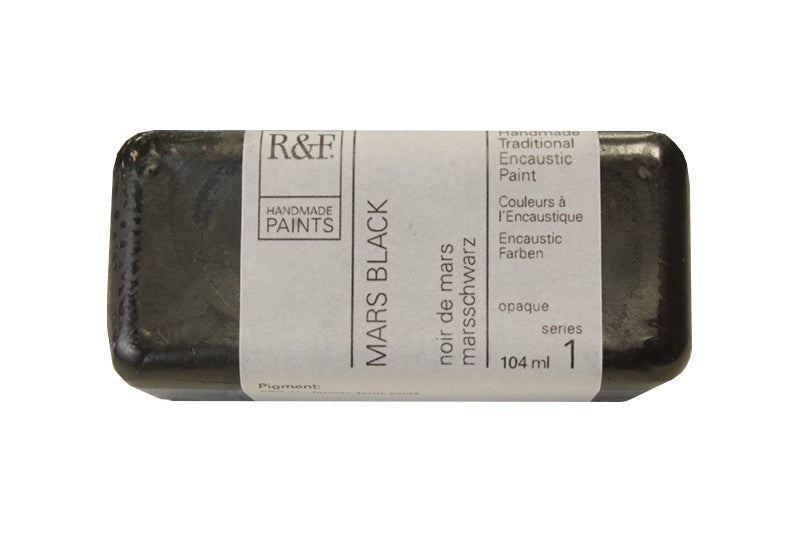 R&F Encaustic Paint 104ml – Mars Black