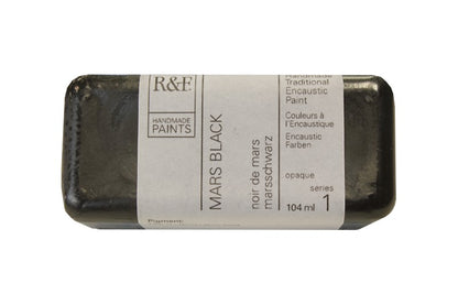R&F Encaustic Paint 104ml – Mars Black