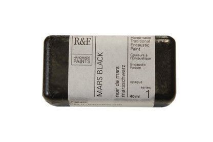 R&F Encaustic Paint 40ml – Mars Black