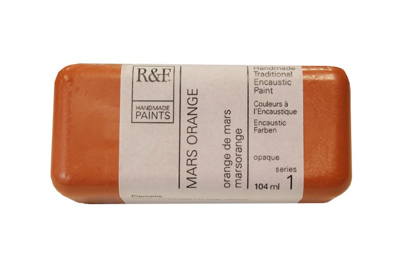 R&F Encaustic Paint 104ml – Mars Orange