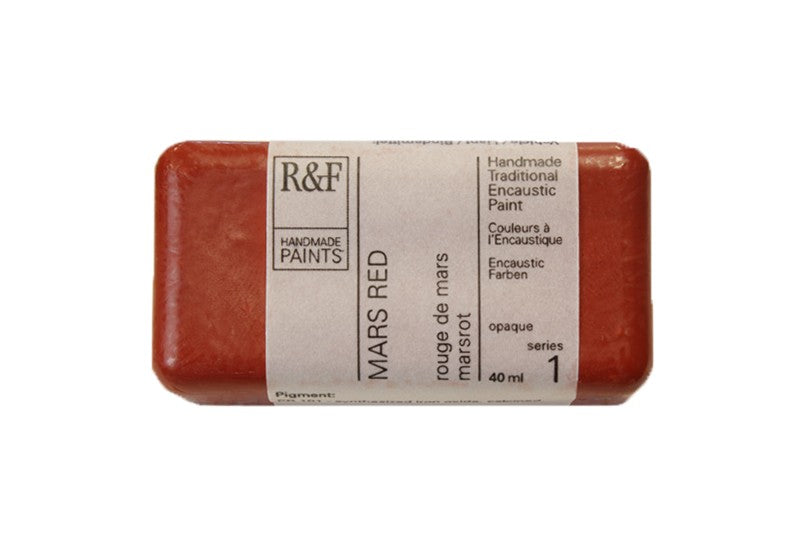 R&F Encaustic Paint 40ml – Mars Red