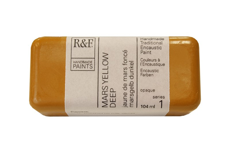R&F Encaustic Paint 104ml – Mars Yellow Deep