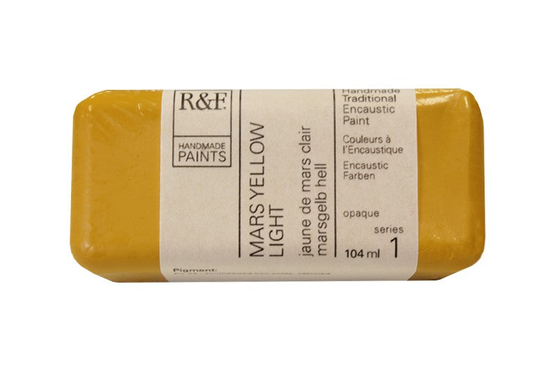 R&F Encaustic Paint 104ml – Mars Yellow Light