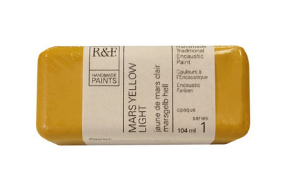 R&F Encaustic Paint 104ml – Mars Yellow Light