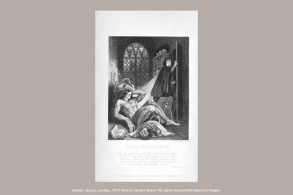 Paperblanks Mary Shelley, Frankenstein Ultra Hardback Journal – Lined, 144 Pages – design detail