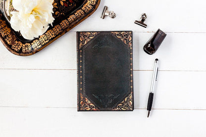 Paperblanks Midnight Rebel Ultra Hardback Journal – Lined, 144 Pages – design detail