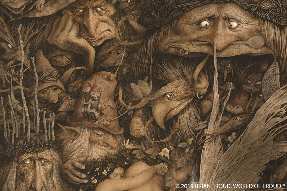 Paperblanks Mischievous Creatures Ultra Hardback Journal – Lined, 144 Pages – design detail