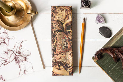 Paperblanks Mischievous Creatures Slim Hardback Journal – Lined, 176 Pages – design detail