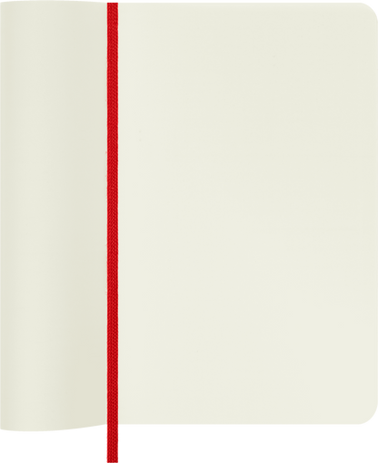 Moleskine Classic Notebook – Pocket, Plain, Soft Cover, Scarlet Red