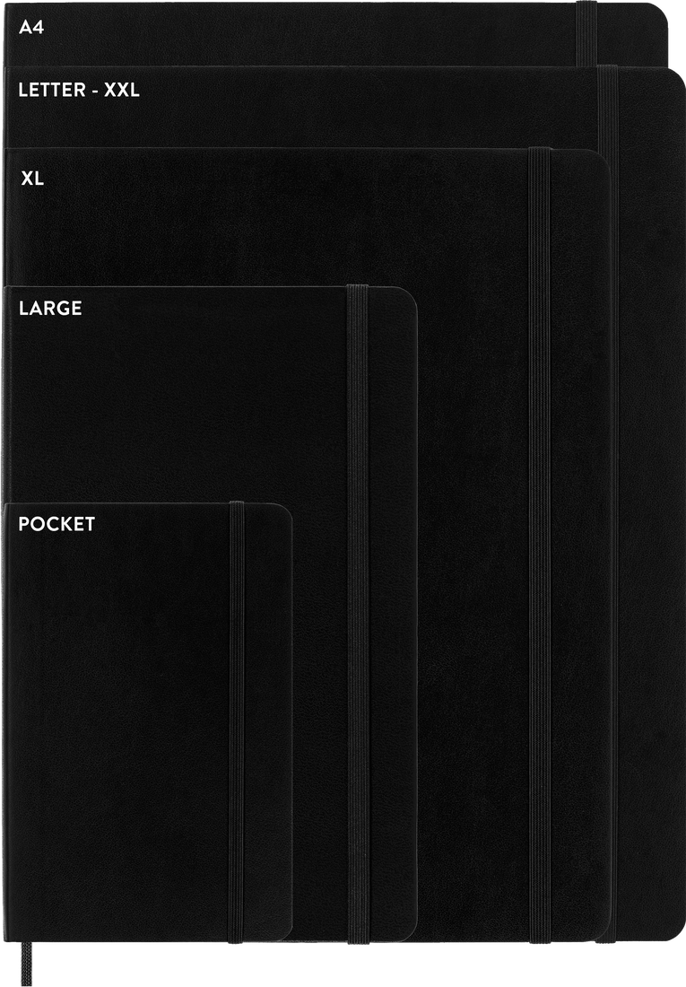 Moleskine Classic Notebook – Pocket, Plain, Soft Cover, Scarlet Red