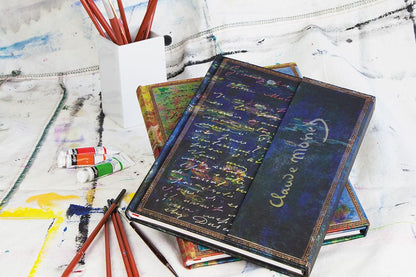 Paperblanks Monet (Water Lilies), Letter to Morisot Midi Hardback Journal – Lined, 144 Pages – design detail