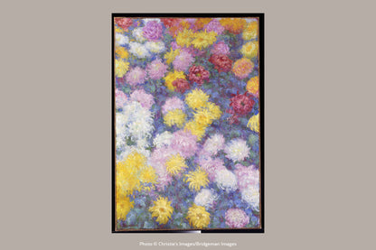 Paperblanks Monet’s Chrysanthemums Midi Hardback Journal – Plain, 144 Pages – design detail