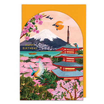 Mount Fuji Greetings Card