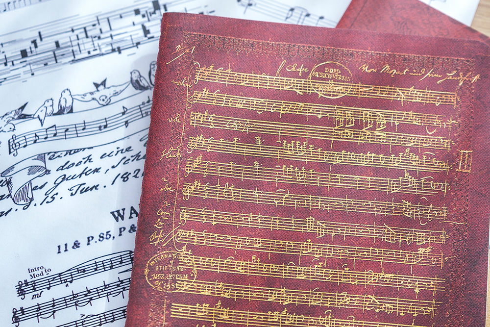 Paperblanks Mozart, The Hunt A5 Cahier Notebook – Squared – design detail