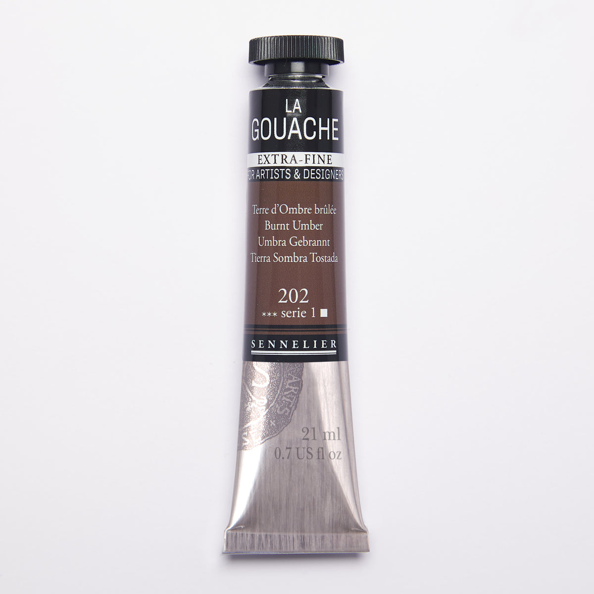 Sennelier Artist Gouache 21ml – Burnt Umber 202