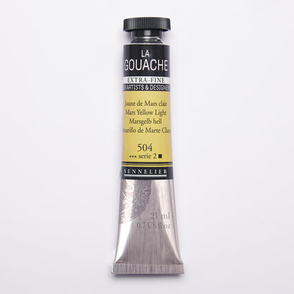 Sennelier Artist Gouache 21ml – Mars Yellow Light 504