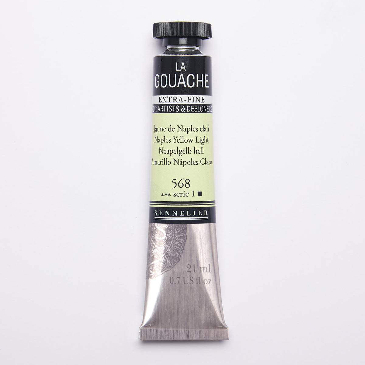 Sennelier Artist Gouache 21ml – Naples Yellow Light 568