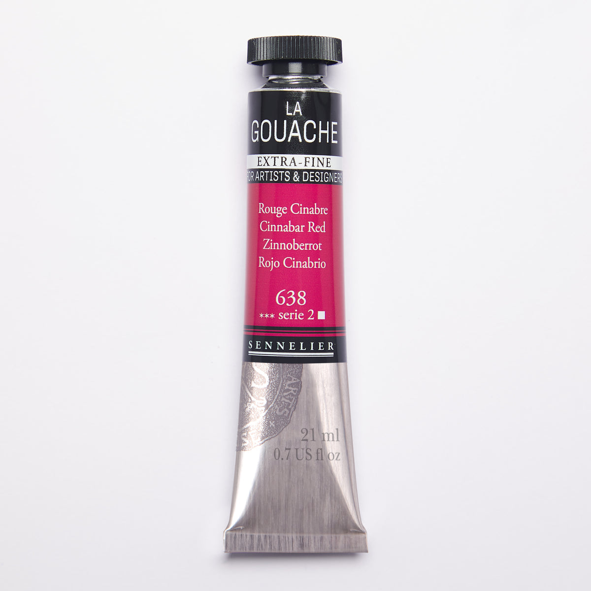 Sennelier Artist Gouache 21ml – Cinnabar Red 638