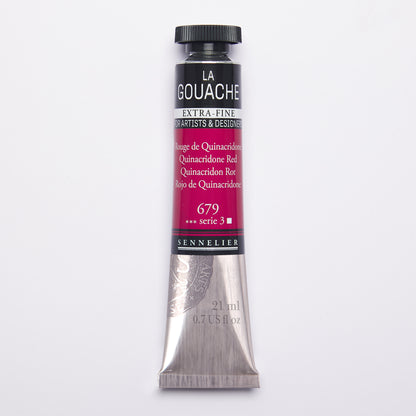 Sennelier Artist Gouache 21ml – Quinacridone Red 679