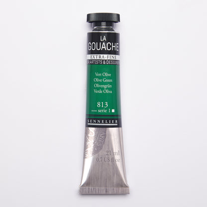 Sennelier Artist Gouache 21ml – Olive Green 813