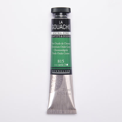 Sennelier Artist Gouache 21ml – Chromium Oxide Green 815