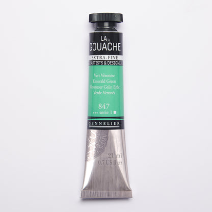 Sennelier Artist Gouache 21ml – Emerald Green 847