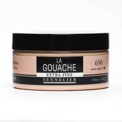 Sennelier Artist Gouache 100ml Pot – Rose Ochre 650