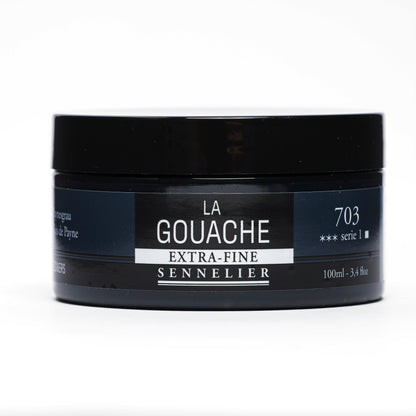 Sennelier Artist Gouache 100ml Pot – Payne's Grey 703