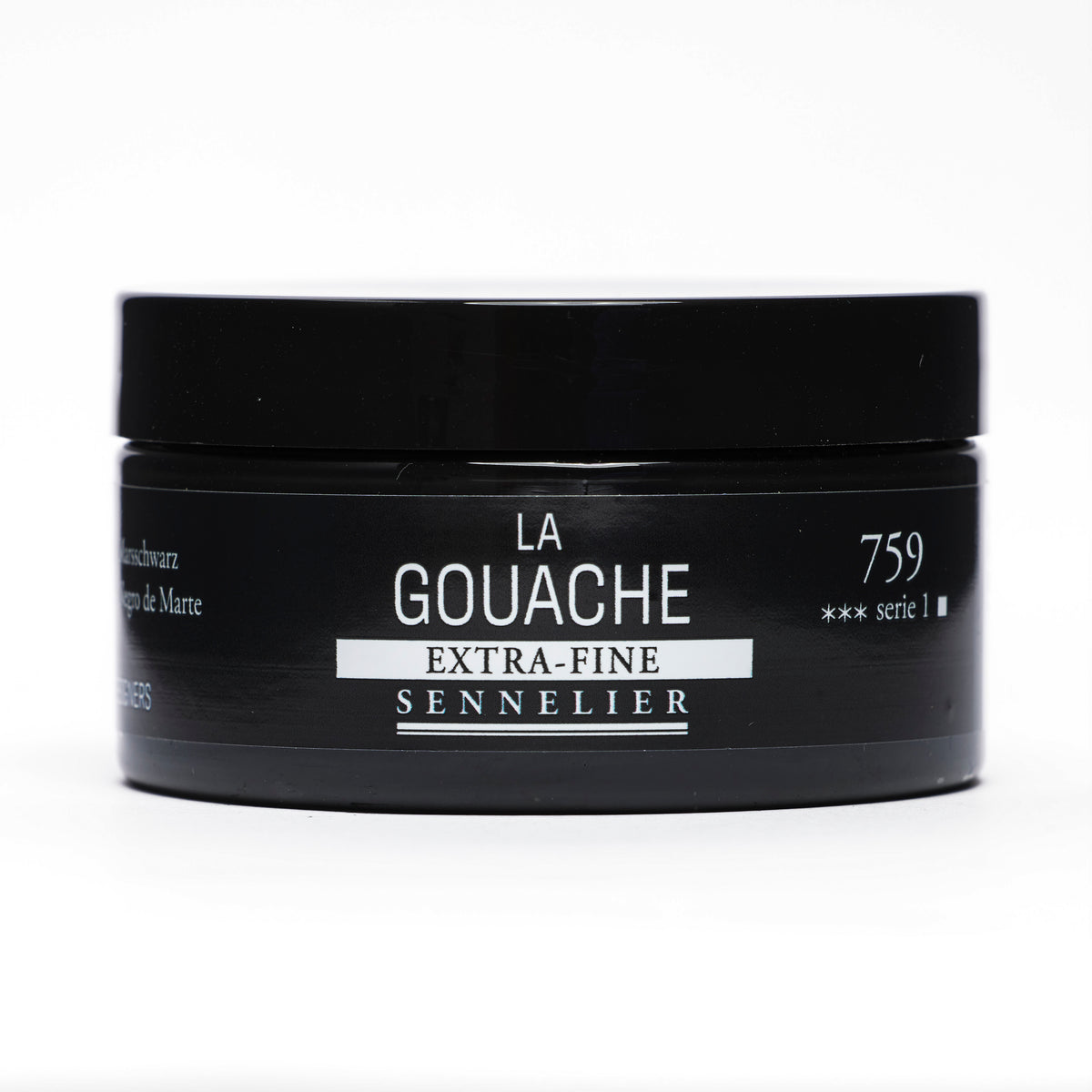 Sennelier Artist Gouache 100ml Pot – Mars Black 759
