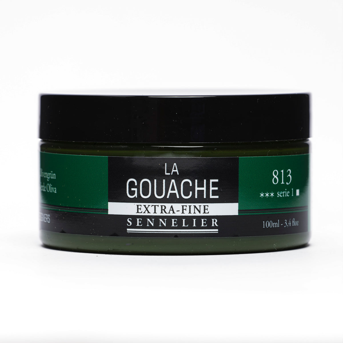 Sennelier Artist Gouache 100ml Pot – Olive Green 813