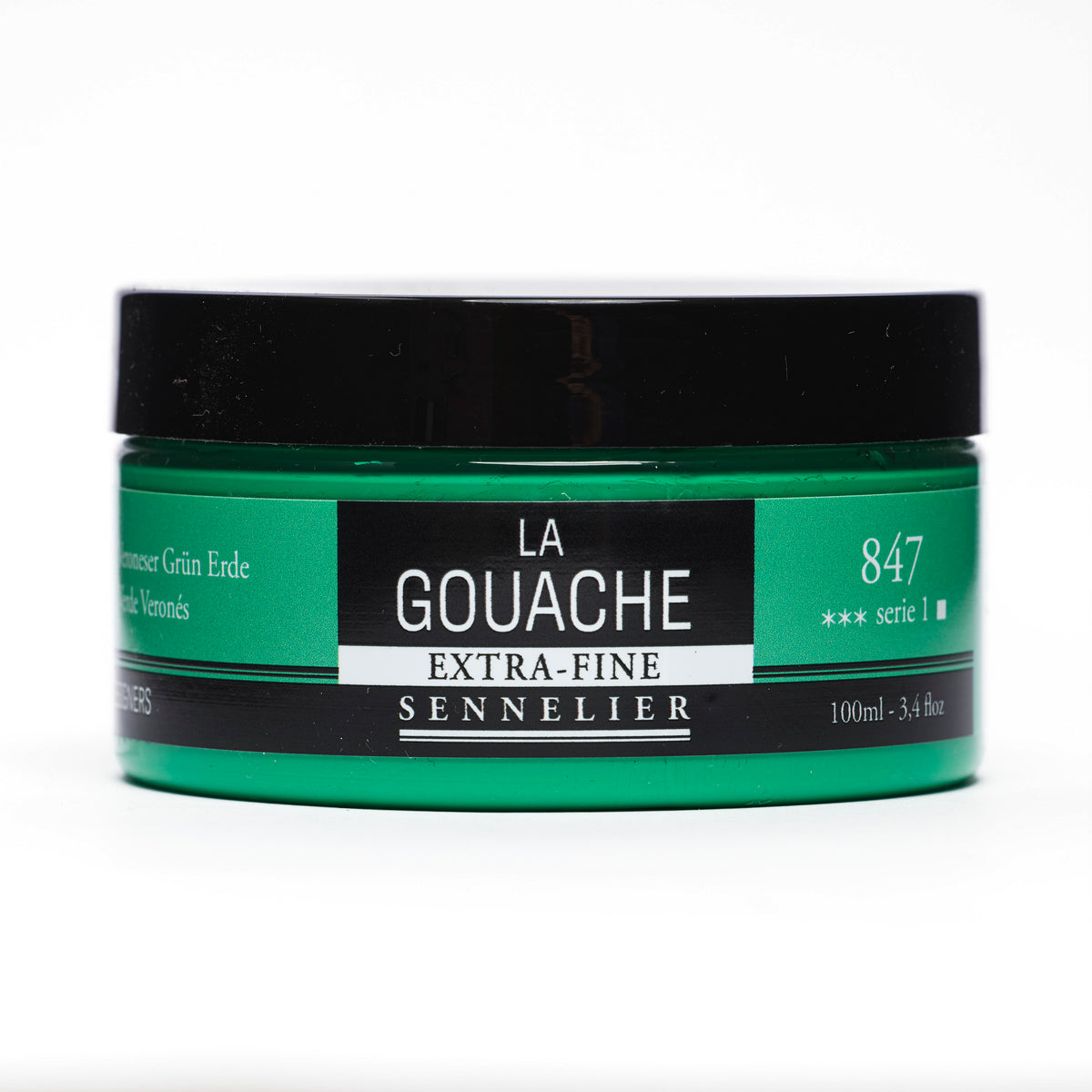 Sennelier Artist Gouache 100ml Pot – Emerald Green 847