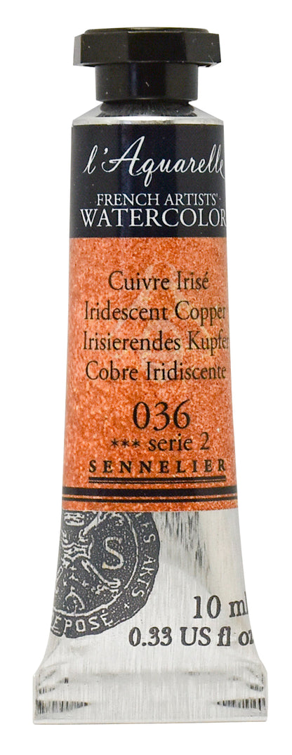 Sennelier Artist Watercolour 10ml Tube – Iridescent Copper 036