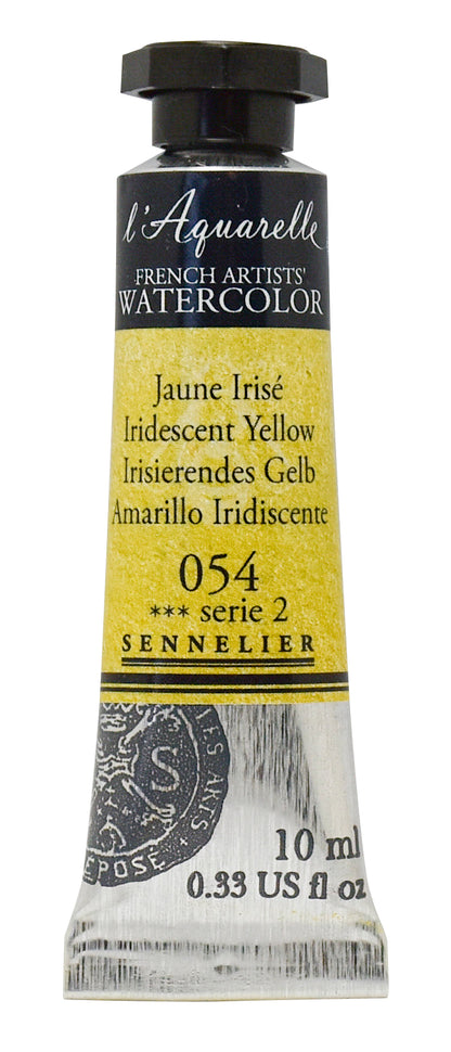 Sennelier Artist Watercolour 10ml Tube – Iridescent Yellow 054