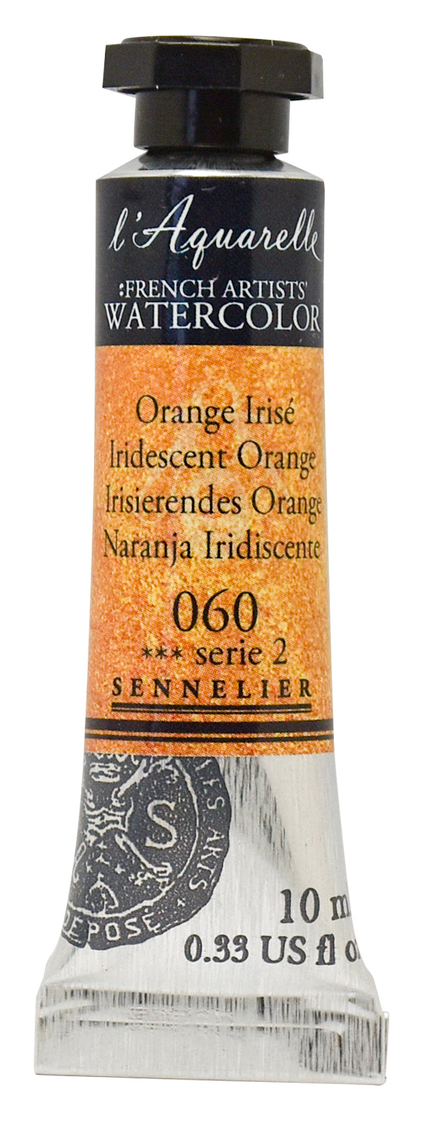 Sennelier Artist Watercolour 10ml Tube – Iridescent Orange 060