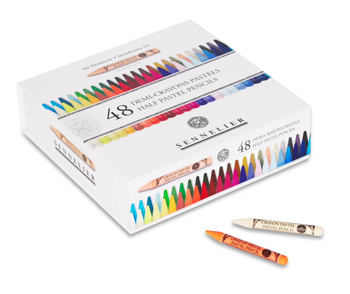 Sennelier Half Pastel Pencil Set – 48 Assorted