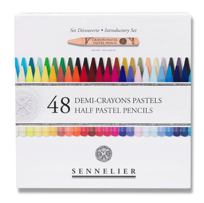 Sennelier Half Pastel Pencil Set – 48 Assorted