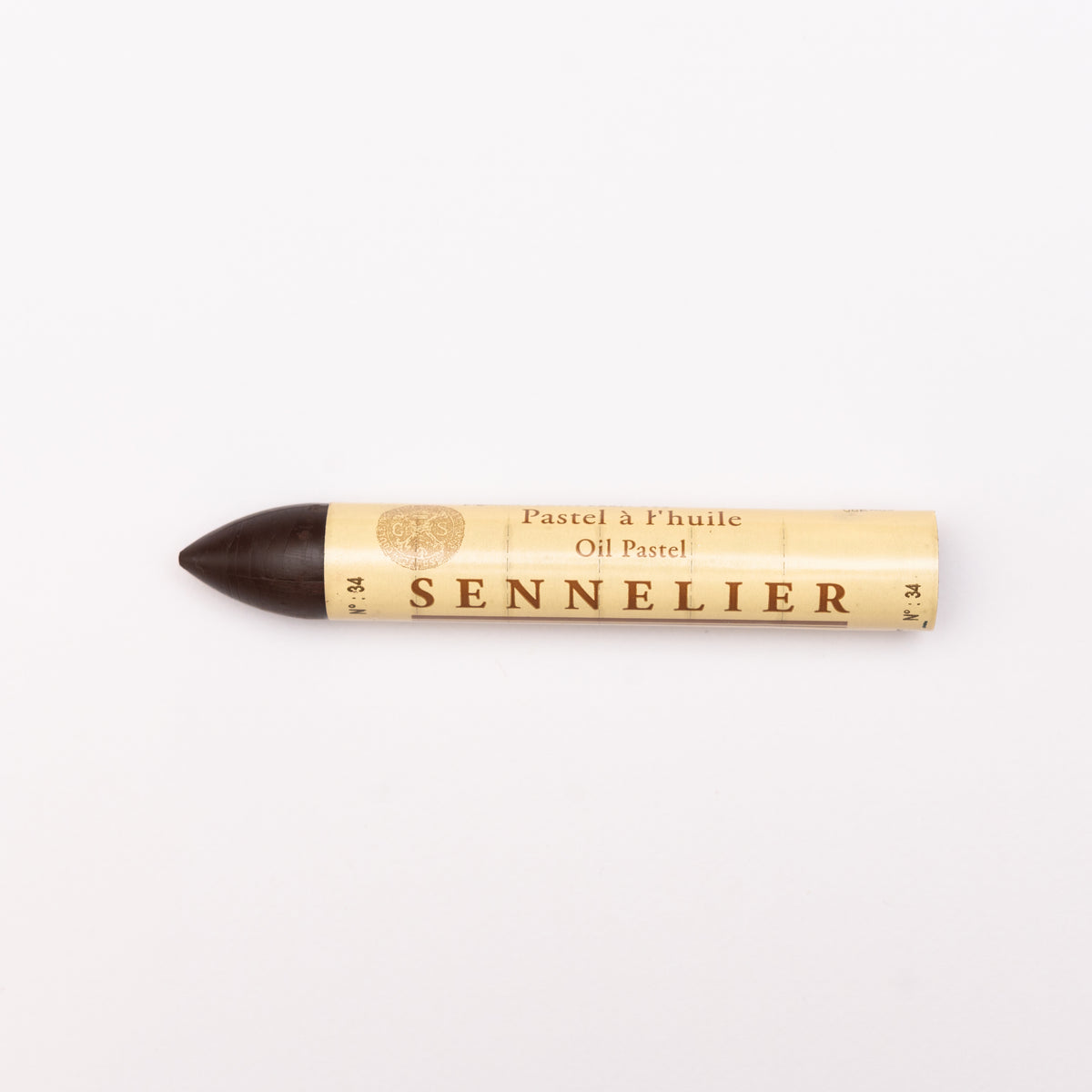 Sennelier Large Oil Pastel – Burnt Umber 034