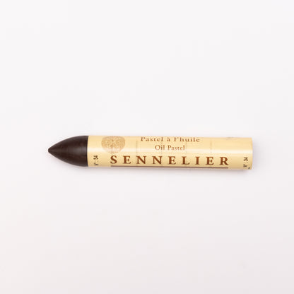 Sennelier Large Oil Pastel – Burnt Umber 034