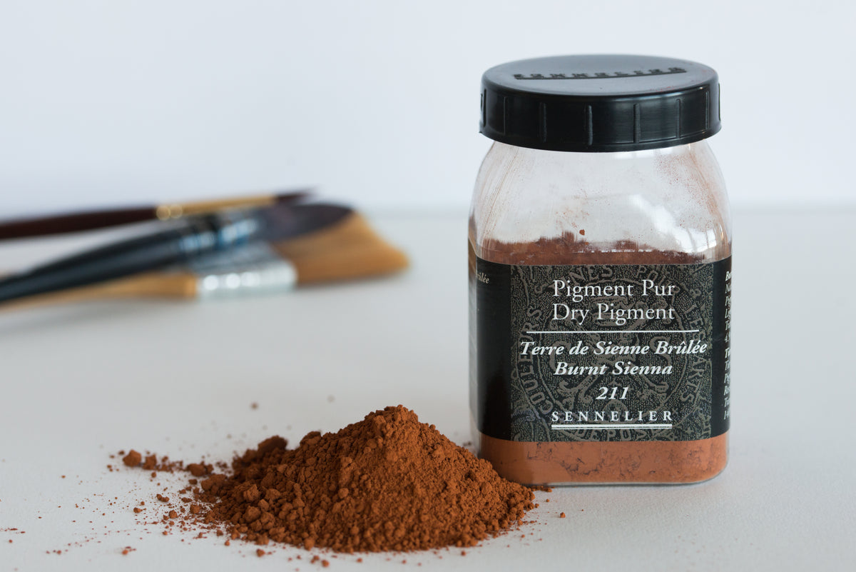 Sennelier Pure Pigment 140g Jar – Burnt Sienna 211