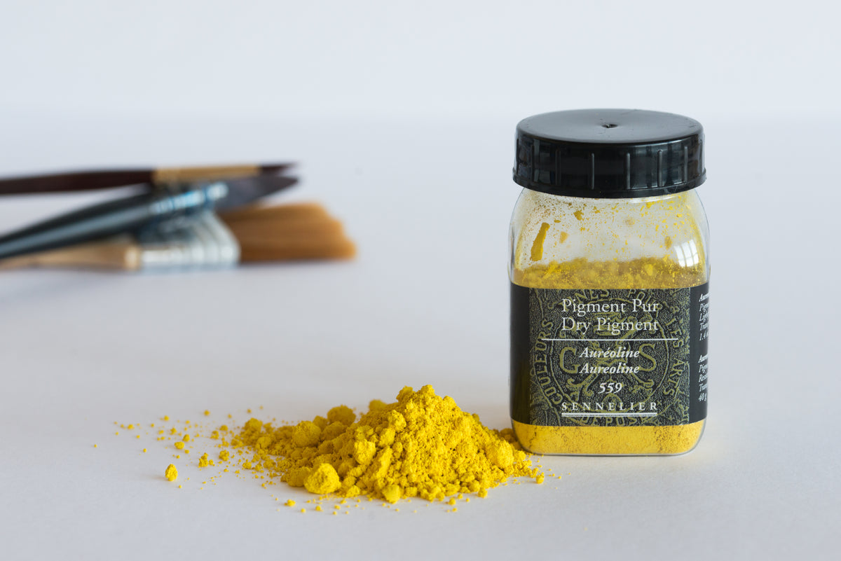 Sennelier Pure Pigment 40g Jar – Aureoline 559