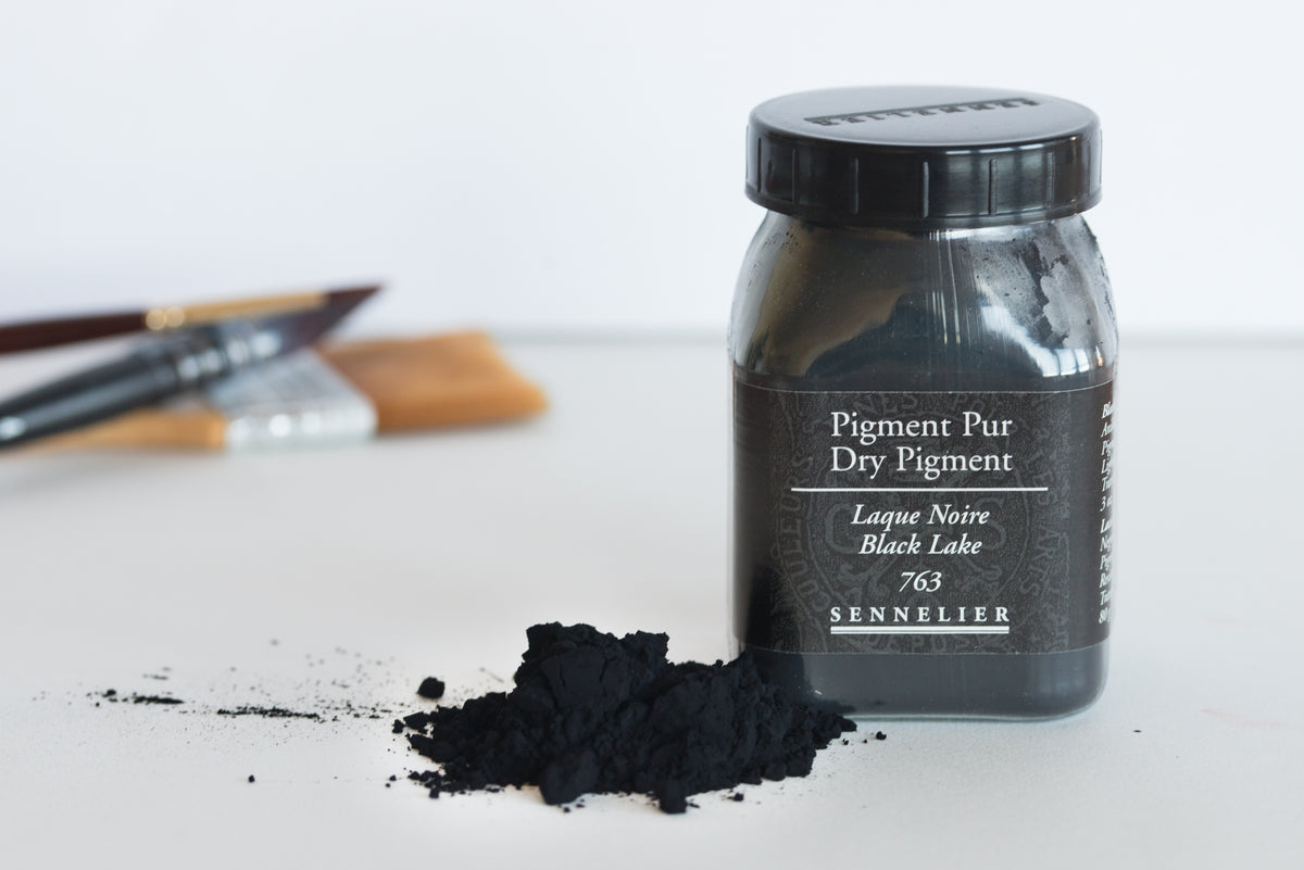 Sennelier Pure Pigment 80g Jar – Black Lake 763