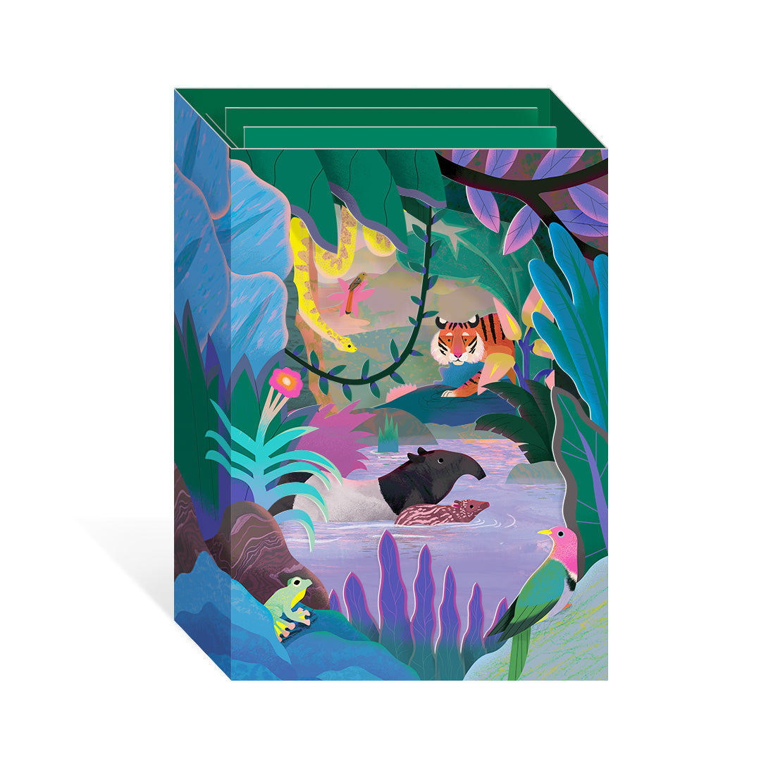 Sumatran Jungle Pop Up Greeting Card (12106) - ** Free Display Item **