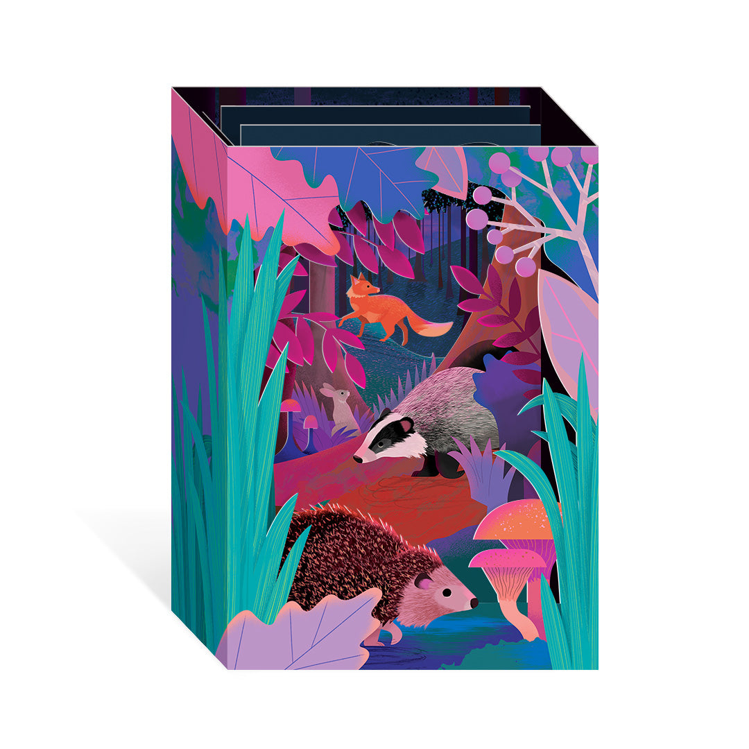UK Mammals Pop Up Greeting Card (12109) - ** Free Display Item **